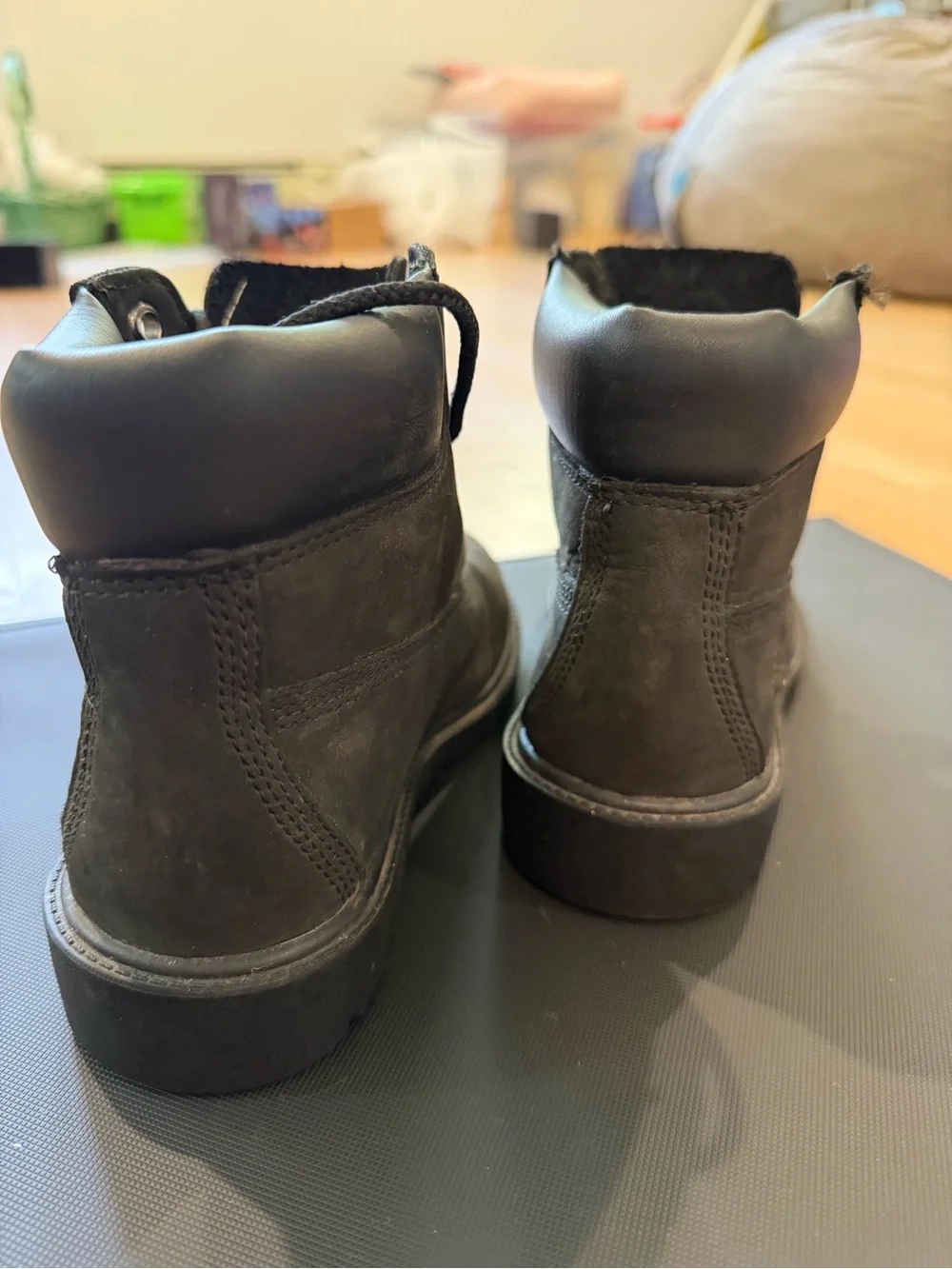 Timberland Waterproof Mens Black Suede Boots